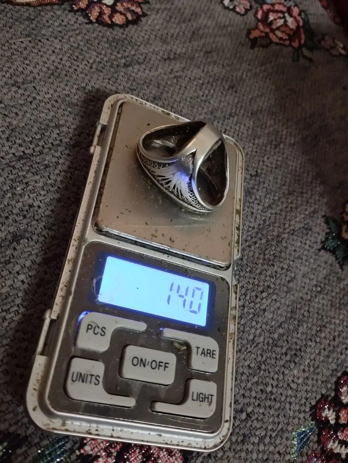 انگشتره نقره ملیله|جواهرات|شیراز, کوشک میدان|دیوار