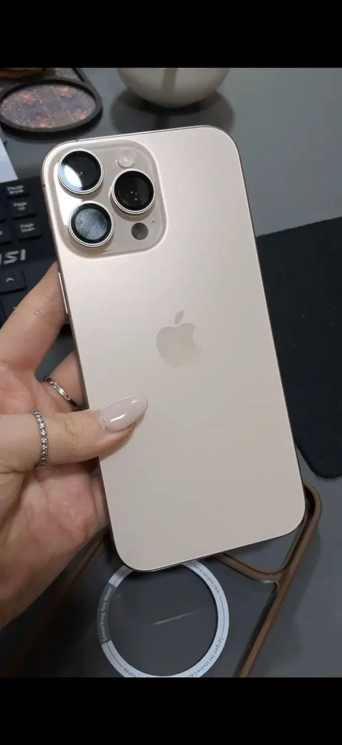 آیفون ۱۶ پرومکس حافظه ۲۵۶ رنگ دیزرت|موبایل|ری, علایین|دیوار