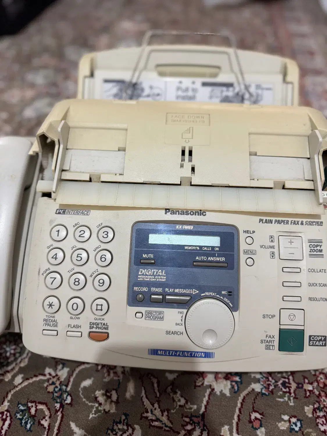 فکس و کپی پاناسونیک، تمیز و کامل|پرینتر، اسکنر، کپی، فکس|ساری, |دیوار