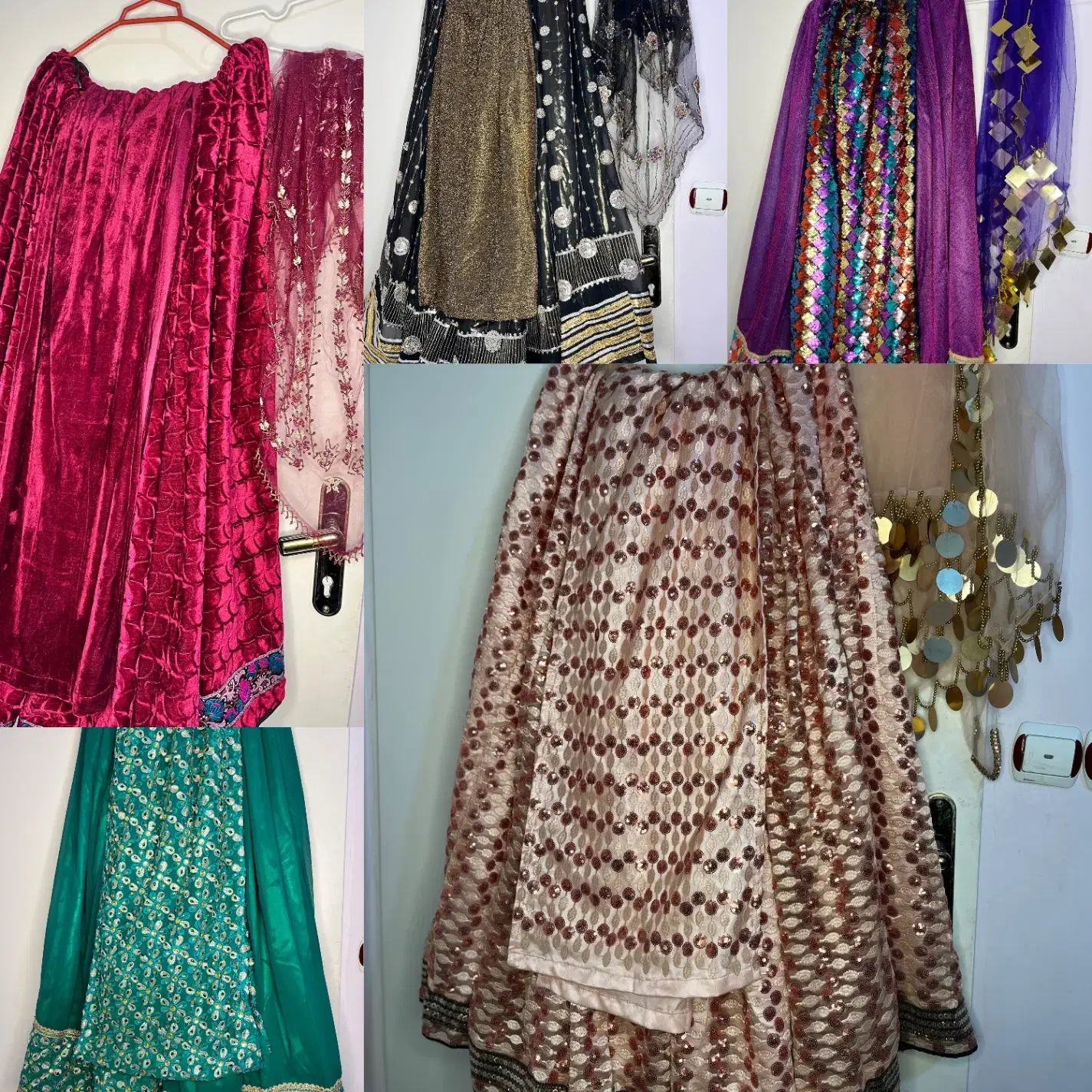 پنج دست لباس محلی|لباس|شهرضا, |دیوار