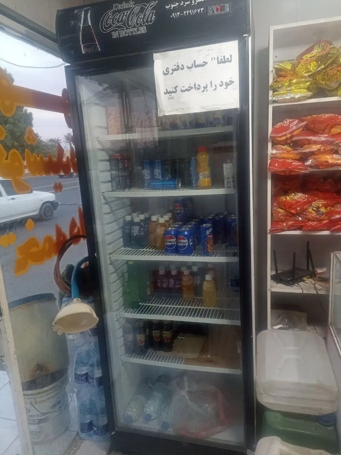 فروش دکه با کل اجناس وسایل تماس بعدظهر ها بعد۳|فروشگاه و مغازه|منوجان, |دیوار