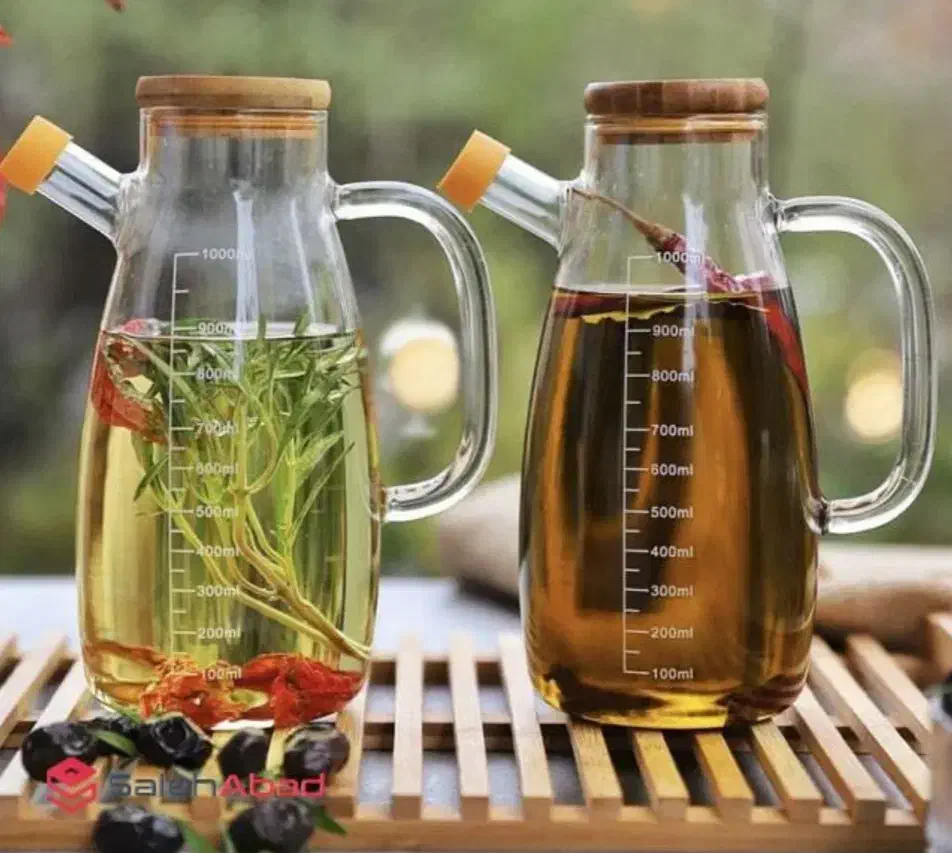 روغن ریز یا آبلیمو خوری پیرکس با درب بامبو|عمدهفروشی|خورموج, |دیوار