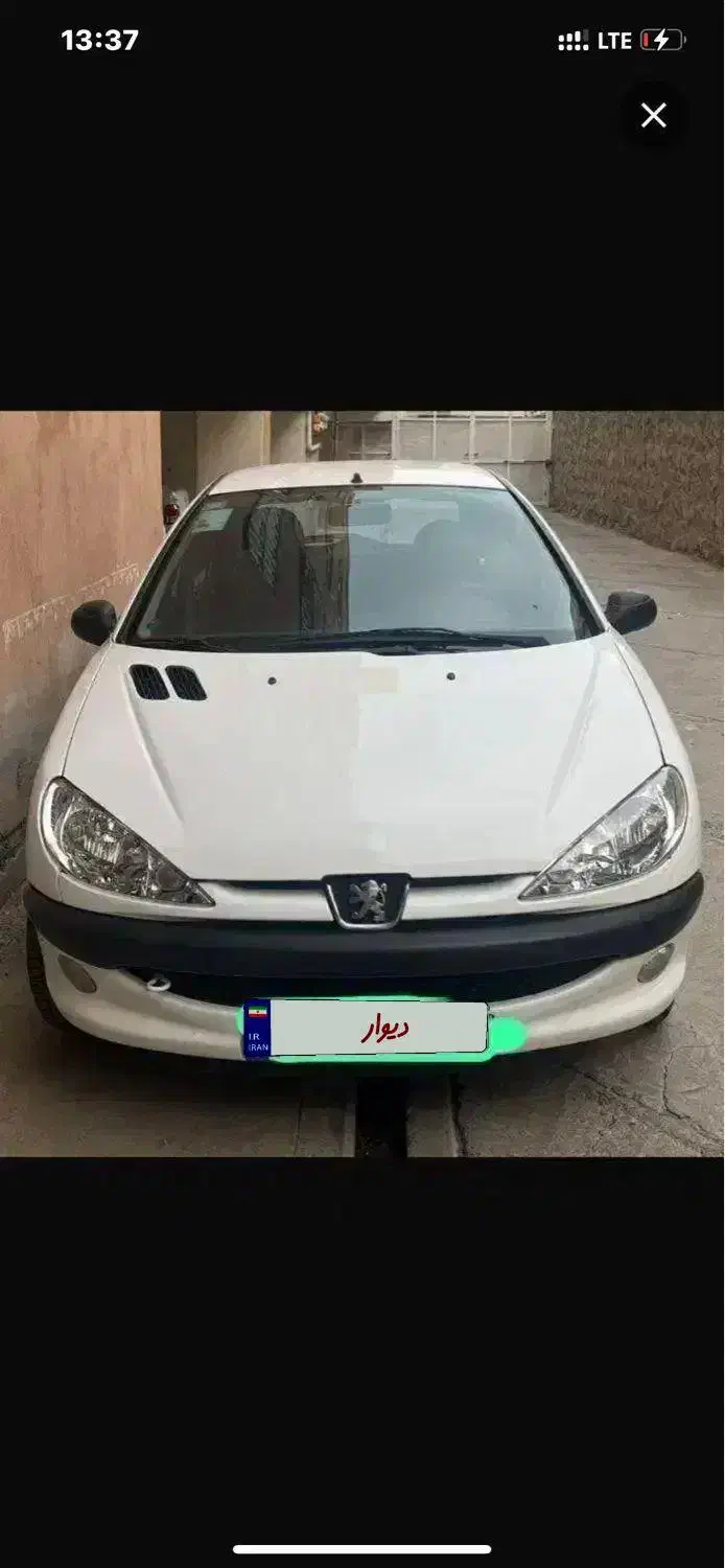 ۲۰۶ تیپ ۲ مدل ۱۴۰۱ سفید بی رنگ|خودرو سواری و وانت|ساری, |دیوار