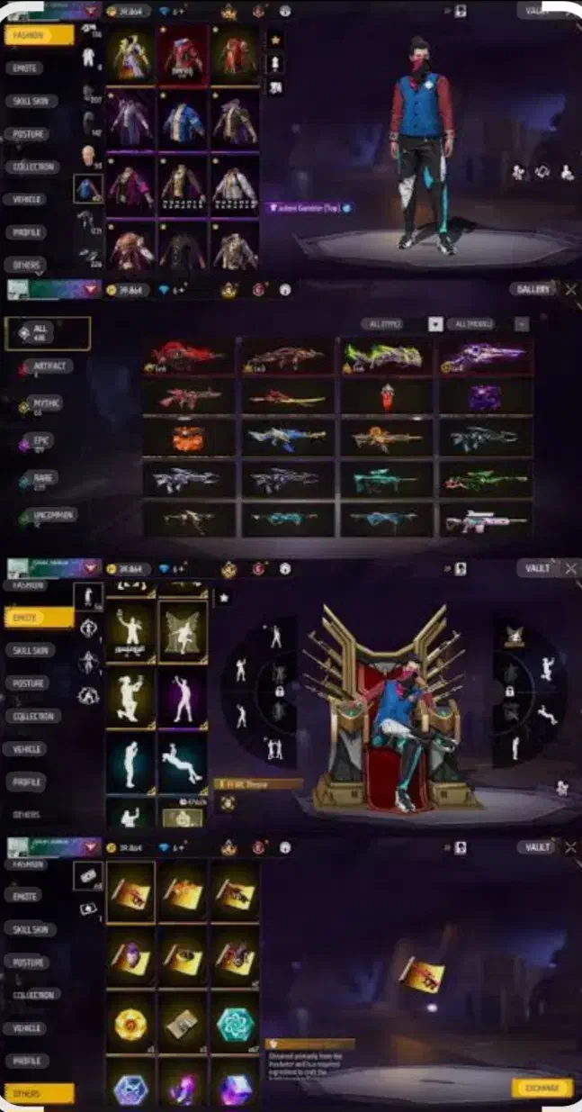 فری فایر فقط طاق قوی|کنسول، بازی ویدئویی و آنلاین|تهران, خانی آباد نو شمالی|دیوار