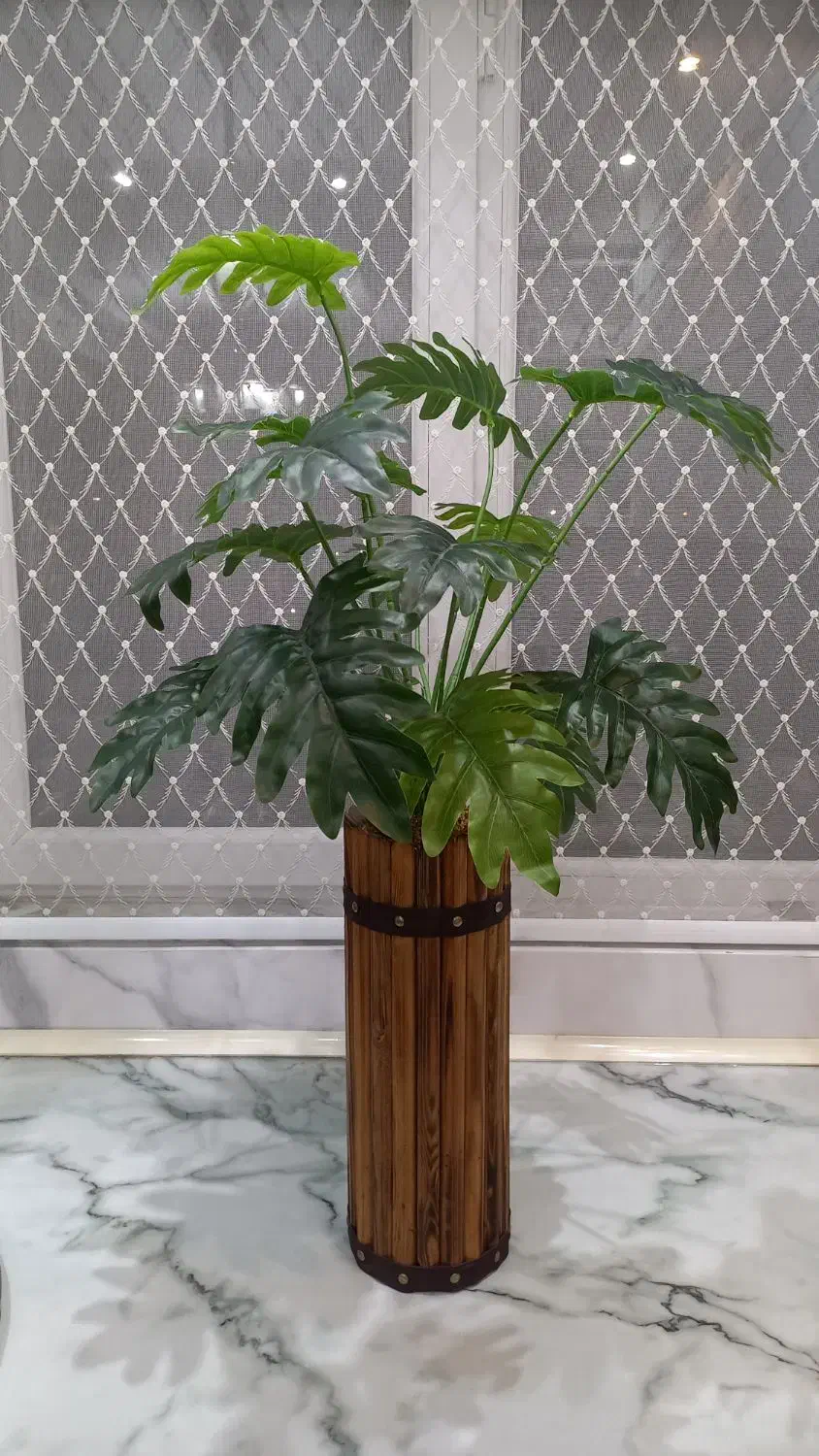 درختچه مصنوعی برگ انجیری|گل مصنوعی|ری, علایین|دیوار