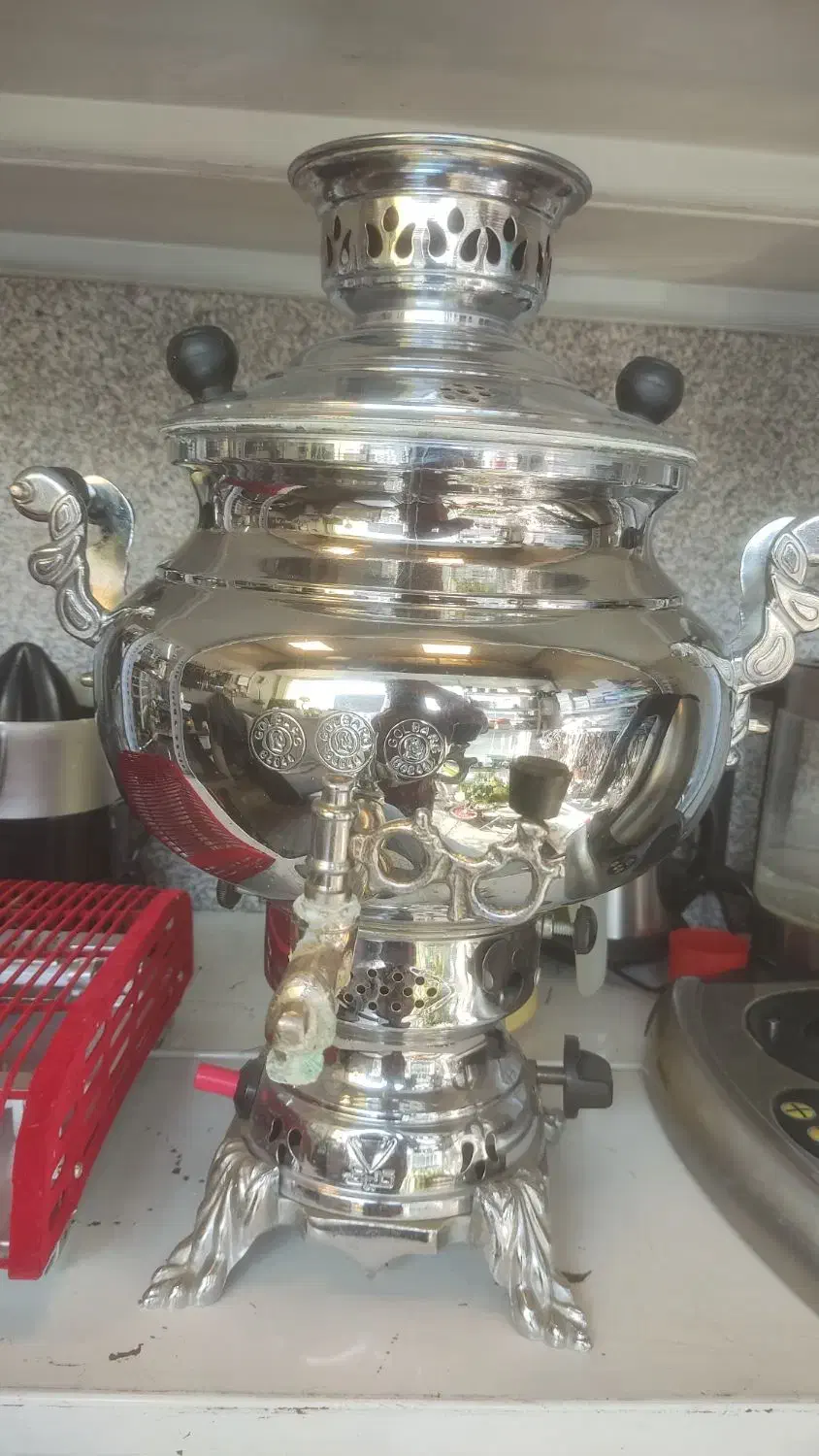 سماور گازی ۸لیتر ترموکوپل و ترموستات دار|سماور، چایساز، قهوهساز|تهران, دارآباد|دیوار