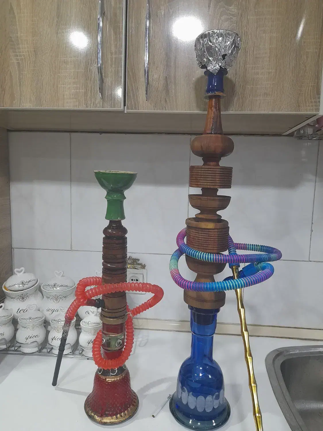 قلیان معاوضه با قلیان عربی فقط|کلکسیون و سرگرمی|نقده, |دیوار