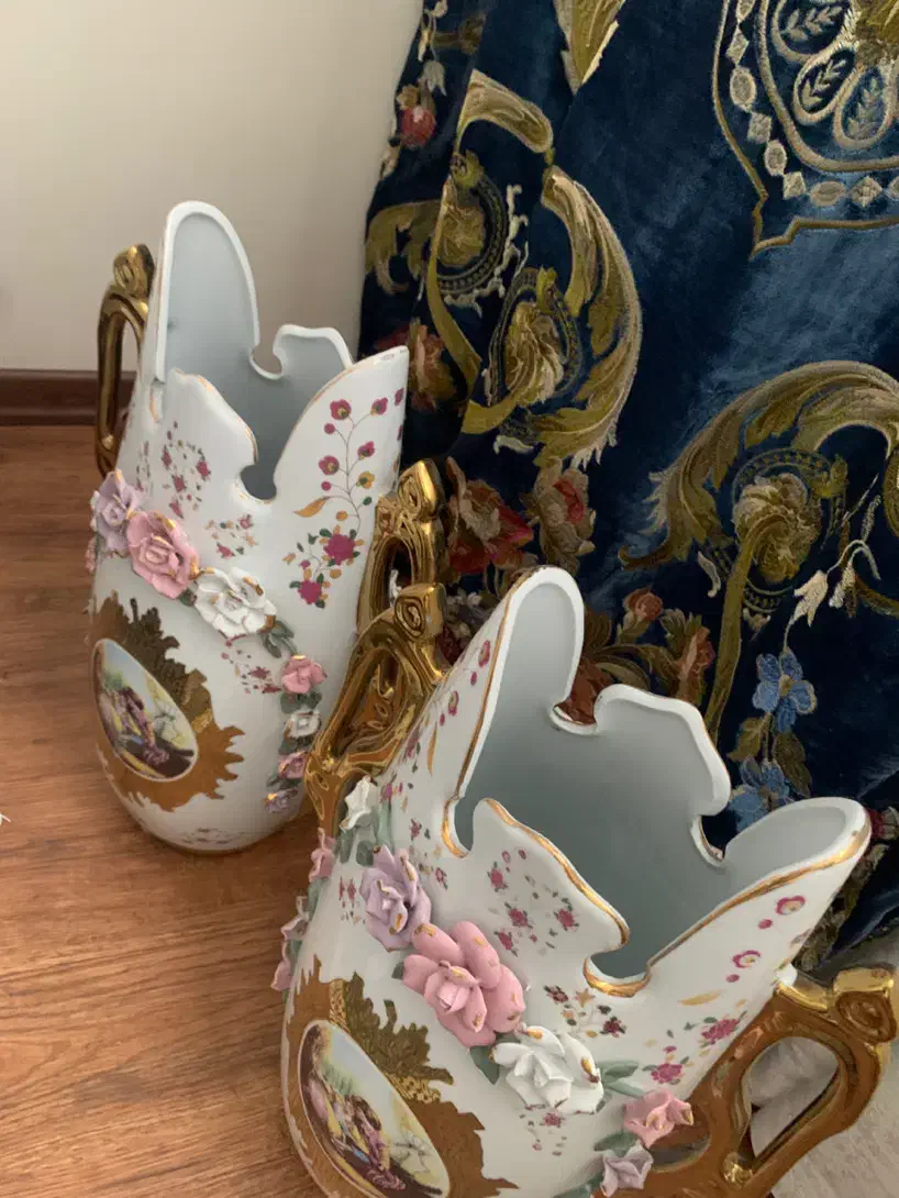 گلدان خارجی اصل|صنایع دستی و سایر لوازم تزئینی|تهران, بلورسازی|دیوار