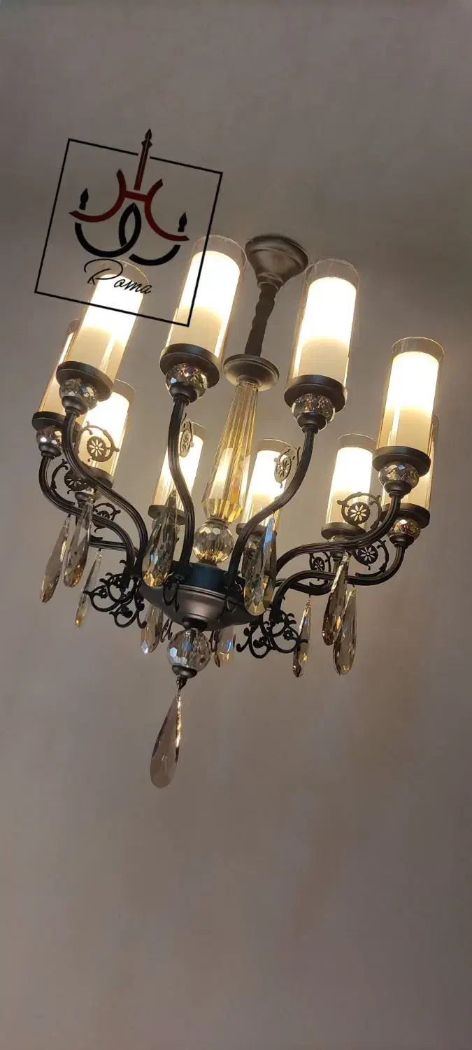 لوستر (طراحی اختصاصی برند رومالوستر ) فردیس سرحدی|لوستر و چراغ آویز|کرج, جهان‌شهر|دیوار