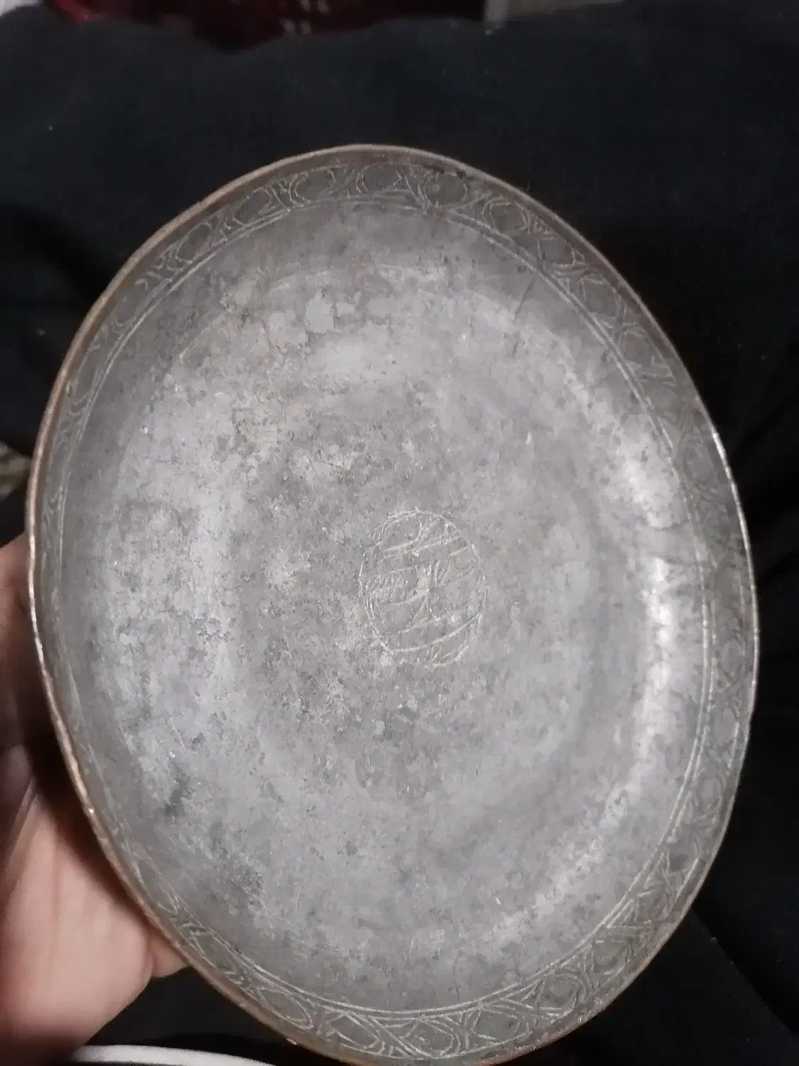 دوری مسی قاجاری جفت مهر|کلکسیون اشیاء عتیقه|کرمانشاه, |دیوار