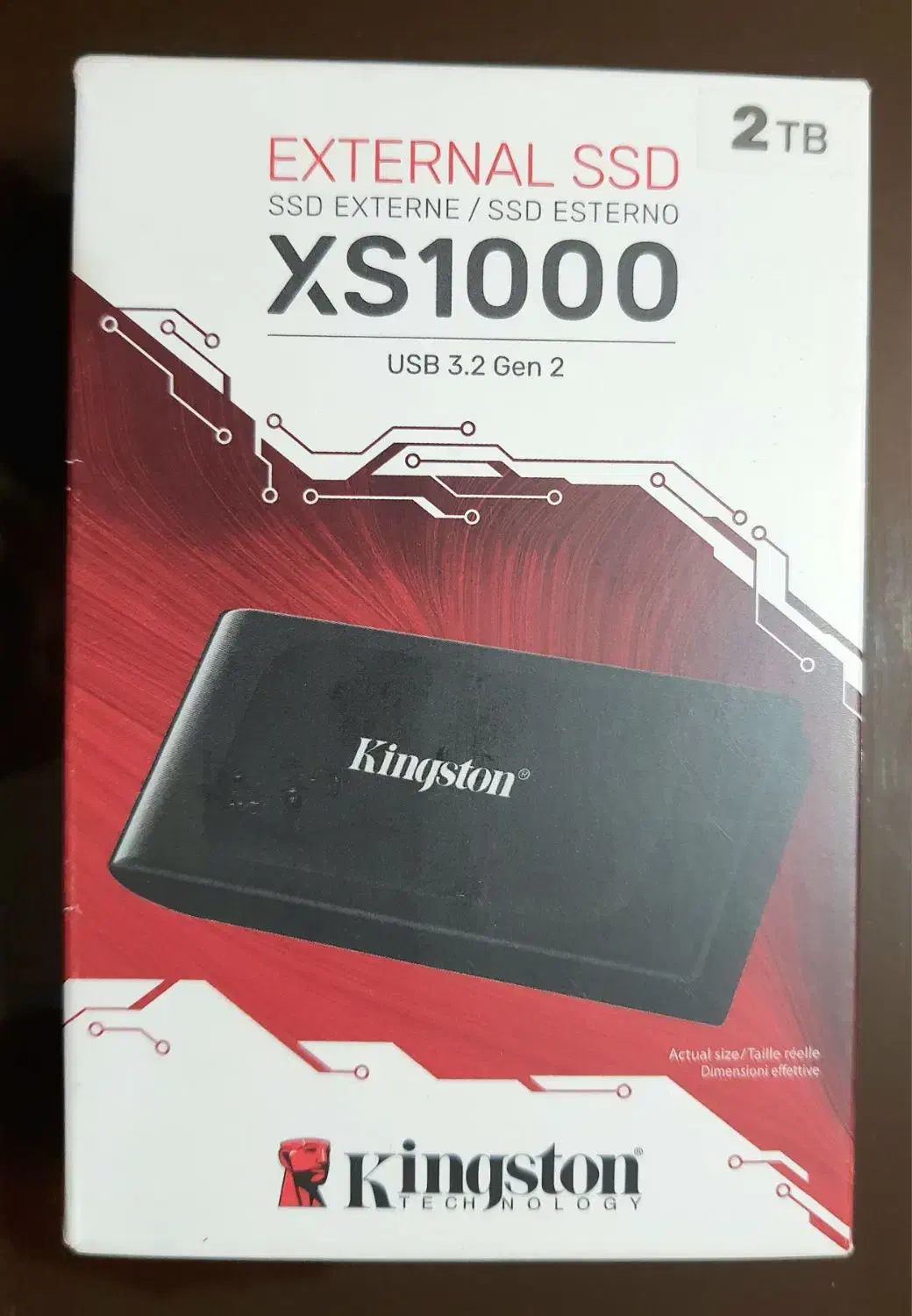 هارد ssd اکسترنال Kingstone XS1000 2TB نو|قطعات و لوازم جانبی رایانه|تهران, میرداماد|دیوار