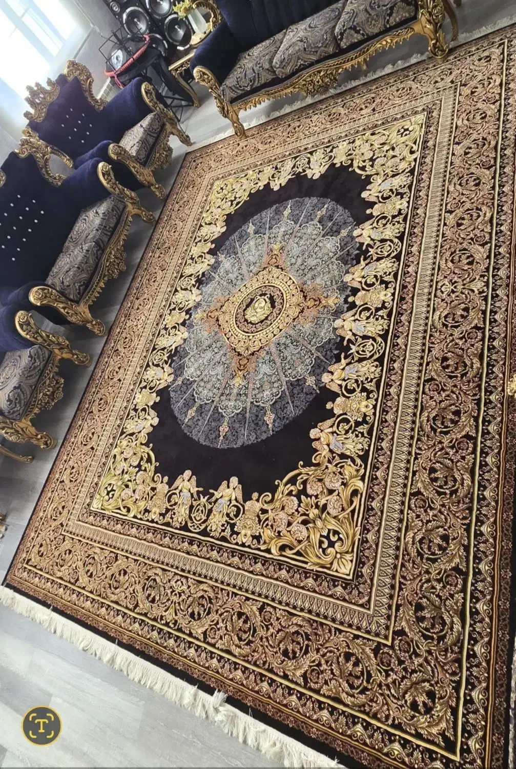 فرش ۱۲ متری|فرش|سنگر, |دیوار