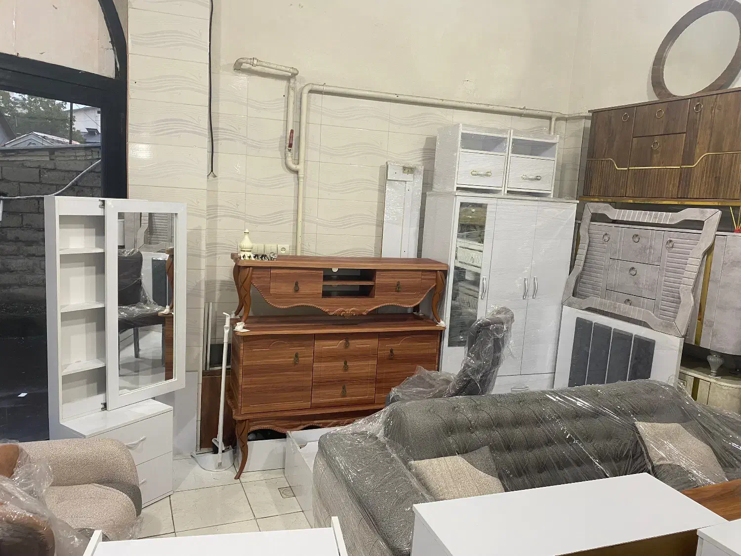 فروش کامل جهازیه عروس و سرویس خواب|تخت و سرویس خواب|آستارا, |دیوار