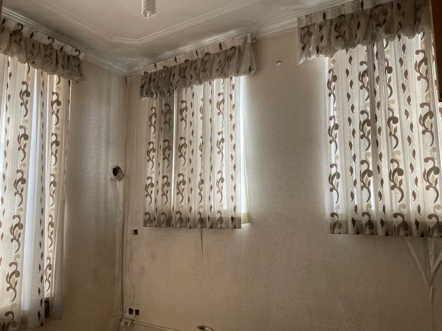 ۴تا پرده حریر با حدود ابعاد عکس|پرده، رانر، رومیزی|حمیدیا, |دیوار