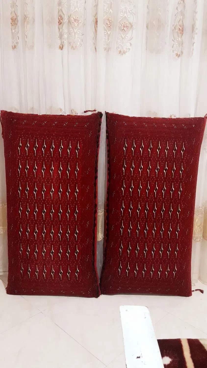 پشتی پشمی دست بافت|پشتی|مشهد, آزادشهر|دیوار