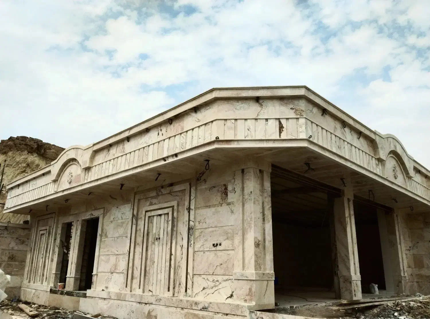 بنام خدا انجام نماهای سنگی وکاشی|خدمات پیشه و مهارت|قشم, |دیوار