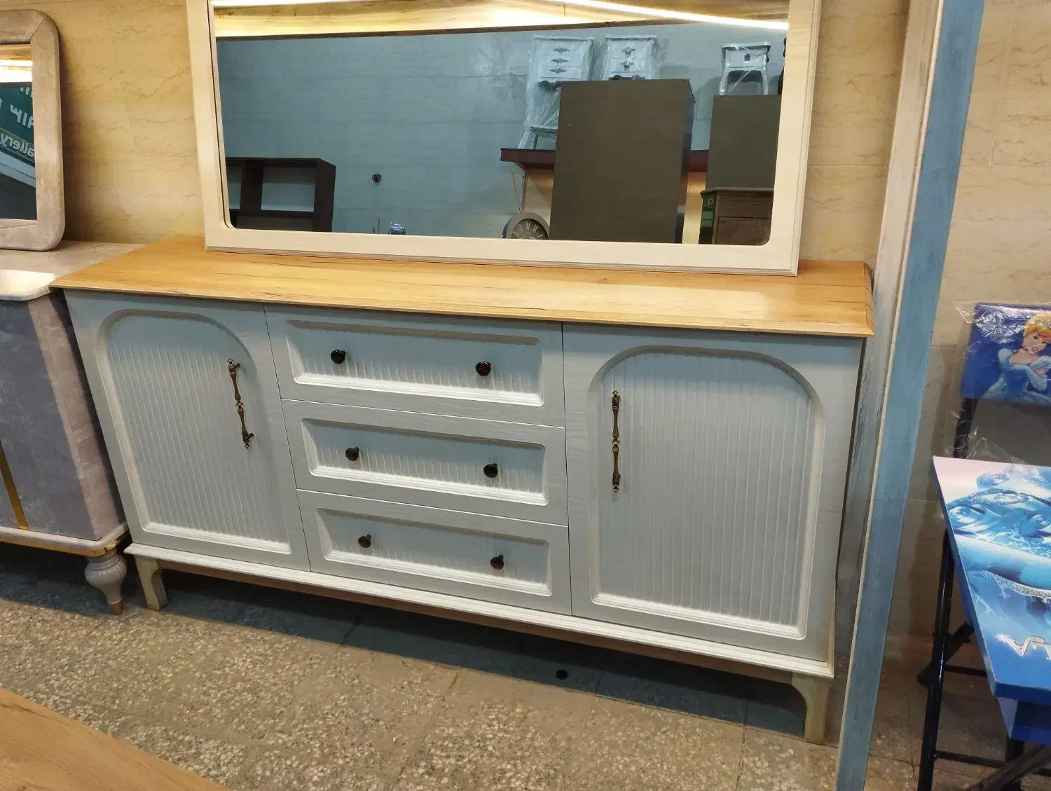 ست آینه کنسول|بوفه، ویترین، کنسول|یزد, |دیوار