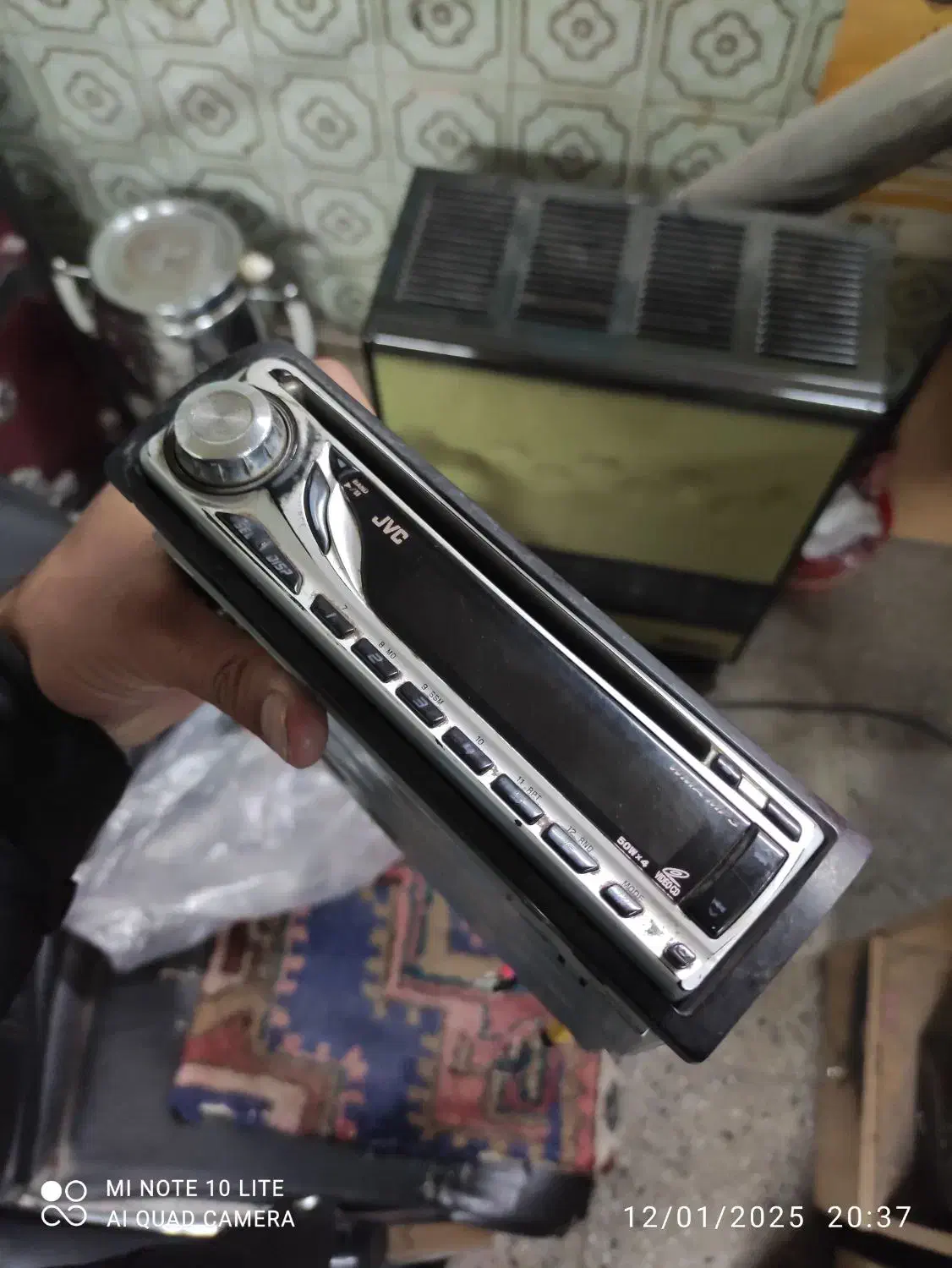 ضبط جی وی سی JVC با سوکت و دور پنل تمیز درحد|قطعات یدکی و لوازم جانبی|تبریز, |دیوار