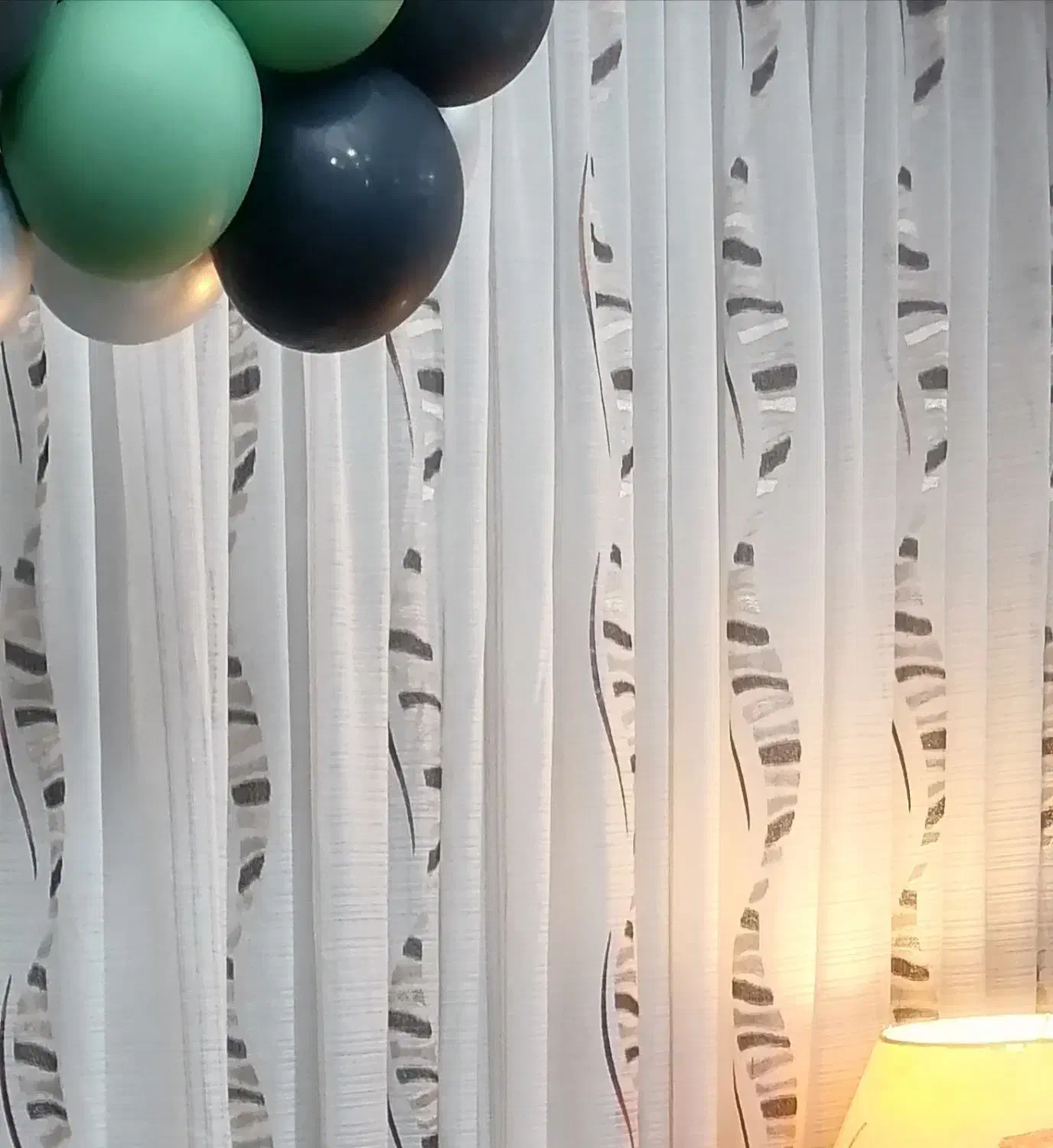 پرده حریر سالم همراه زیر پرده|پرده، رانر، رومیزی|مشهد, حجاب (شهرک غرب)|دیوار