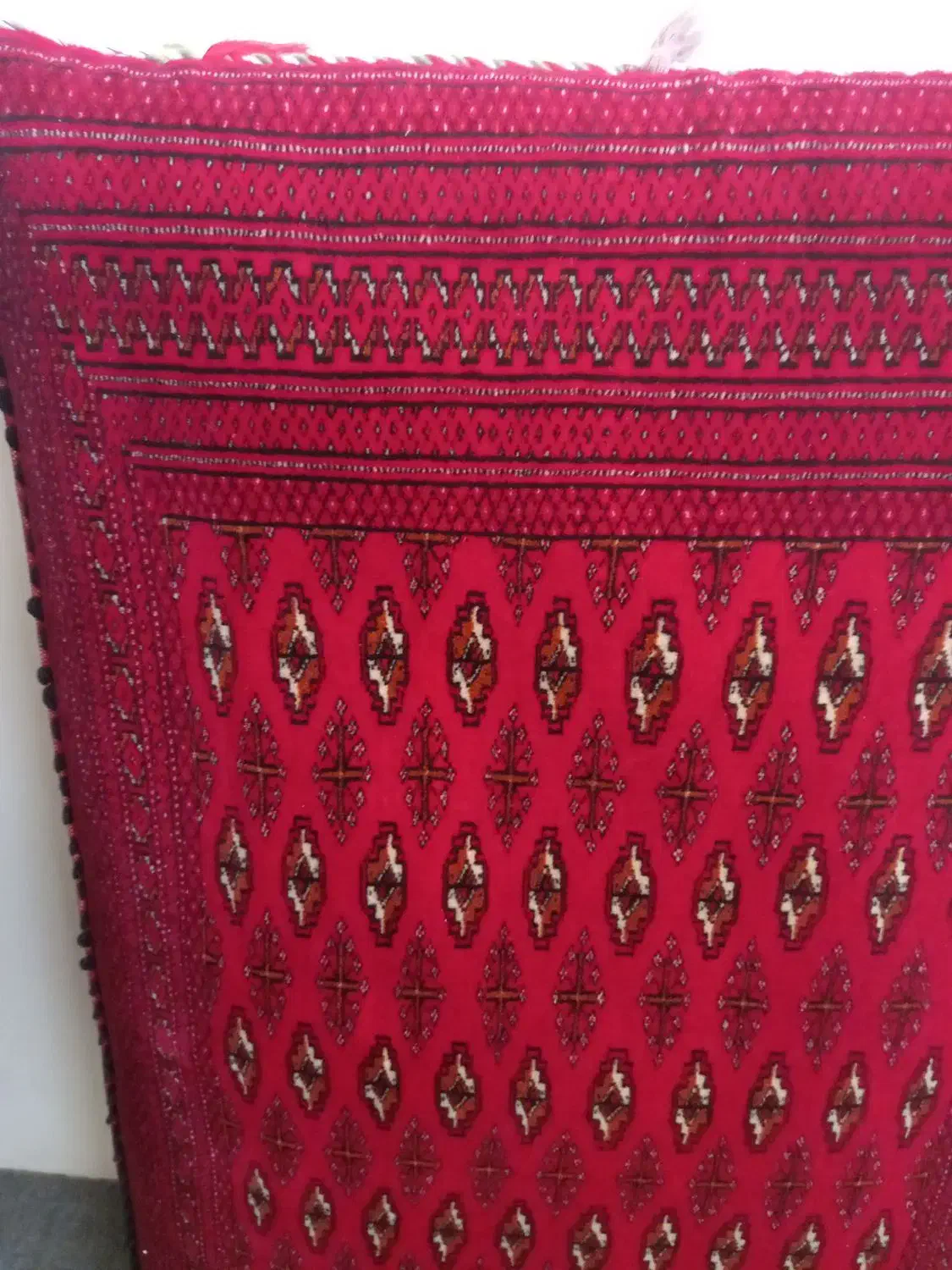 پشتی ترکمنی دستباف|پشتی|مشهد, استاد یوسفی (شهرک غرب)|دیوار