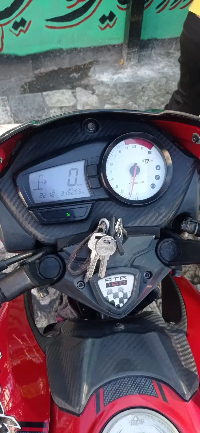 آپاچی 160 آلبالویی مدل 94|موتورسیکلت|مشهد, نوید|دیوار