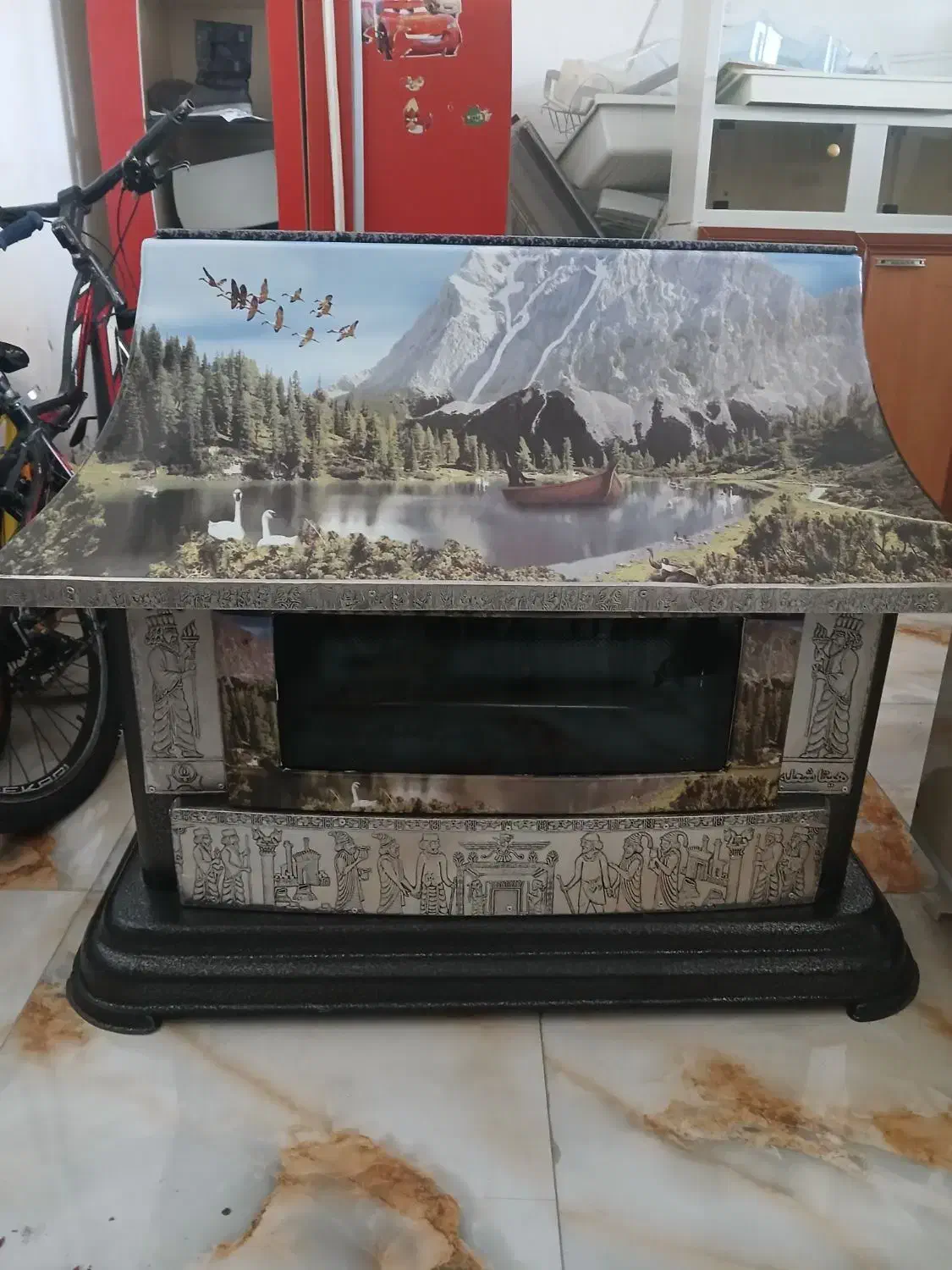 بخاری شومینه مشهد|بخاری، هیتر، شومینه|شاهین دژ, |دیوار