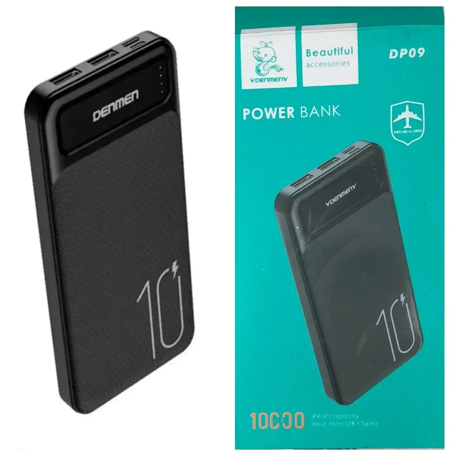 پاور بانک دنمن ۱۰۰۰۰ میلی آمپر نو قیمت استثنایی|لوازم جانبی موبایل و تبلت|همدان, |دیوار
