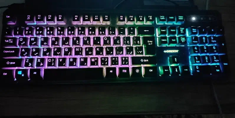 کیبورد کیمینک گرین|قطعات و لوازم جانبی رایانه|کاشان, پشت شهربانی|دیوار