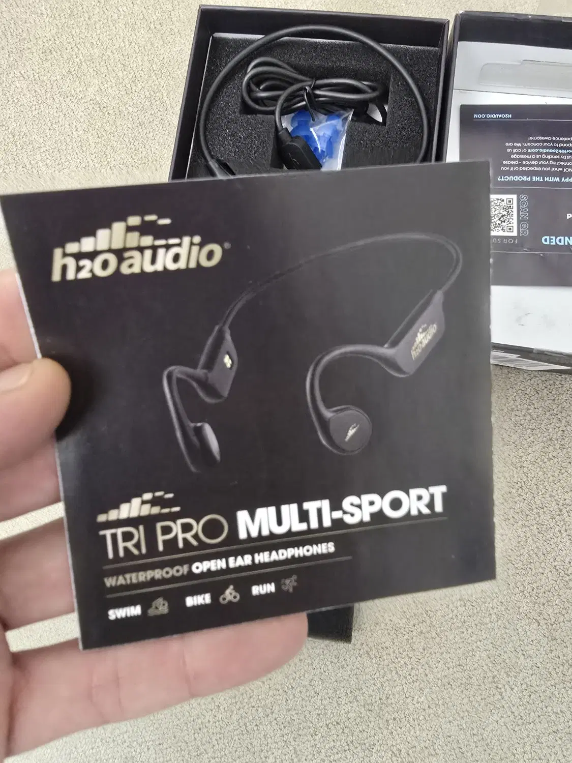 هدفون القائی استخوانی H2O Audio TRI PRO ضدآب|لوازم جانبی موبایل و تبلت|تهران, تهراننو|دیوار