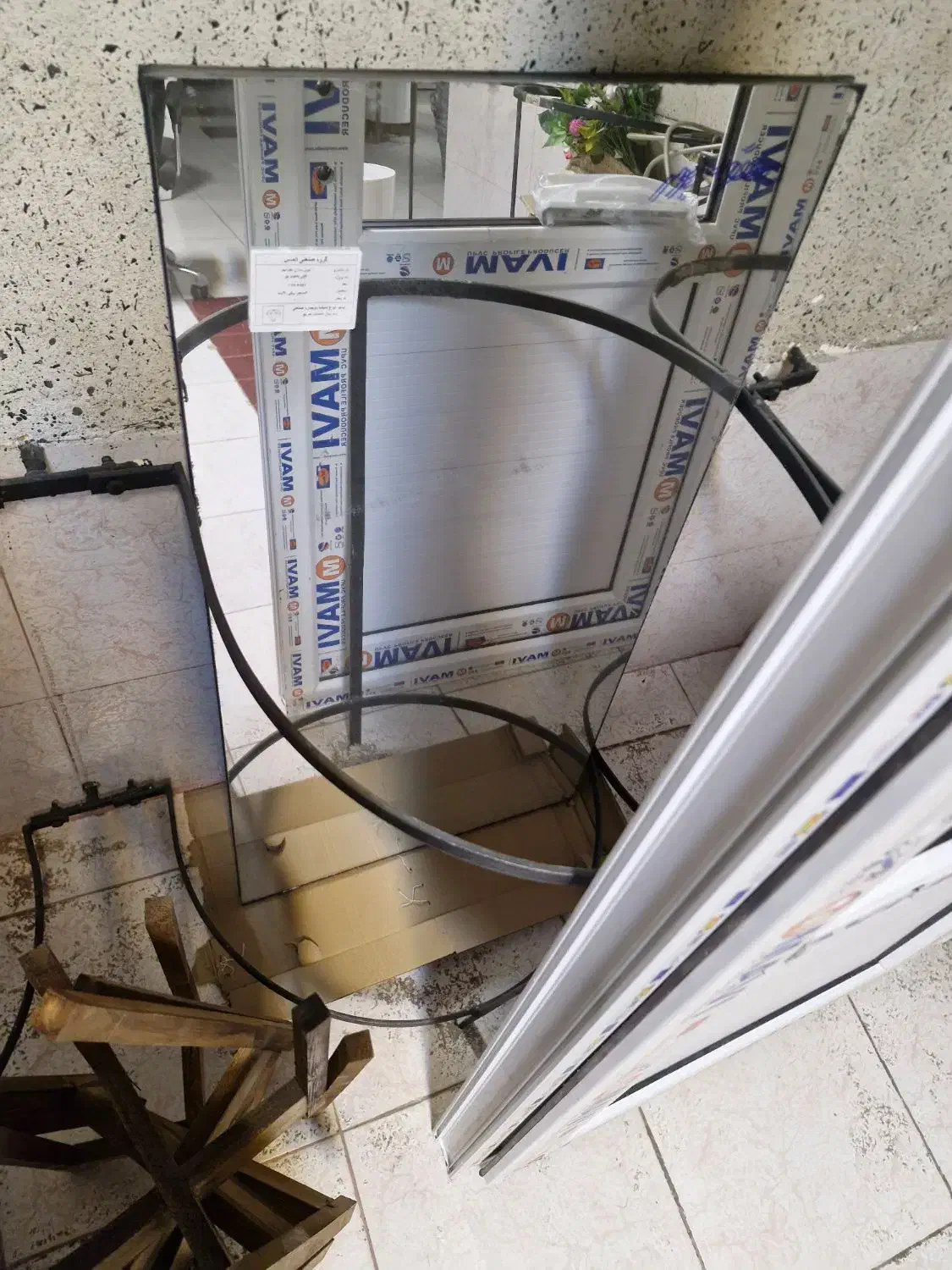 درب آلمینیوم upvc|مصالح و تجهیزات ساختمان|شیراز, کاراندیش|دیوار