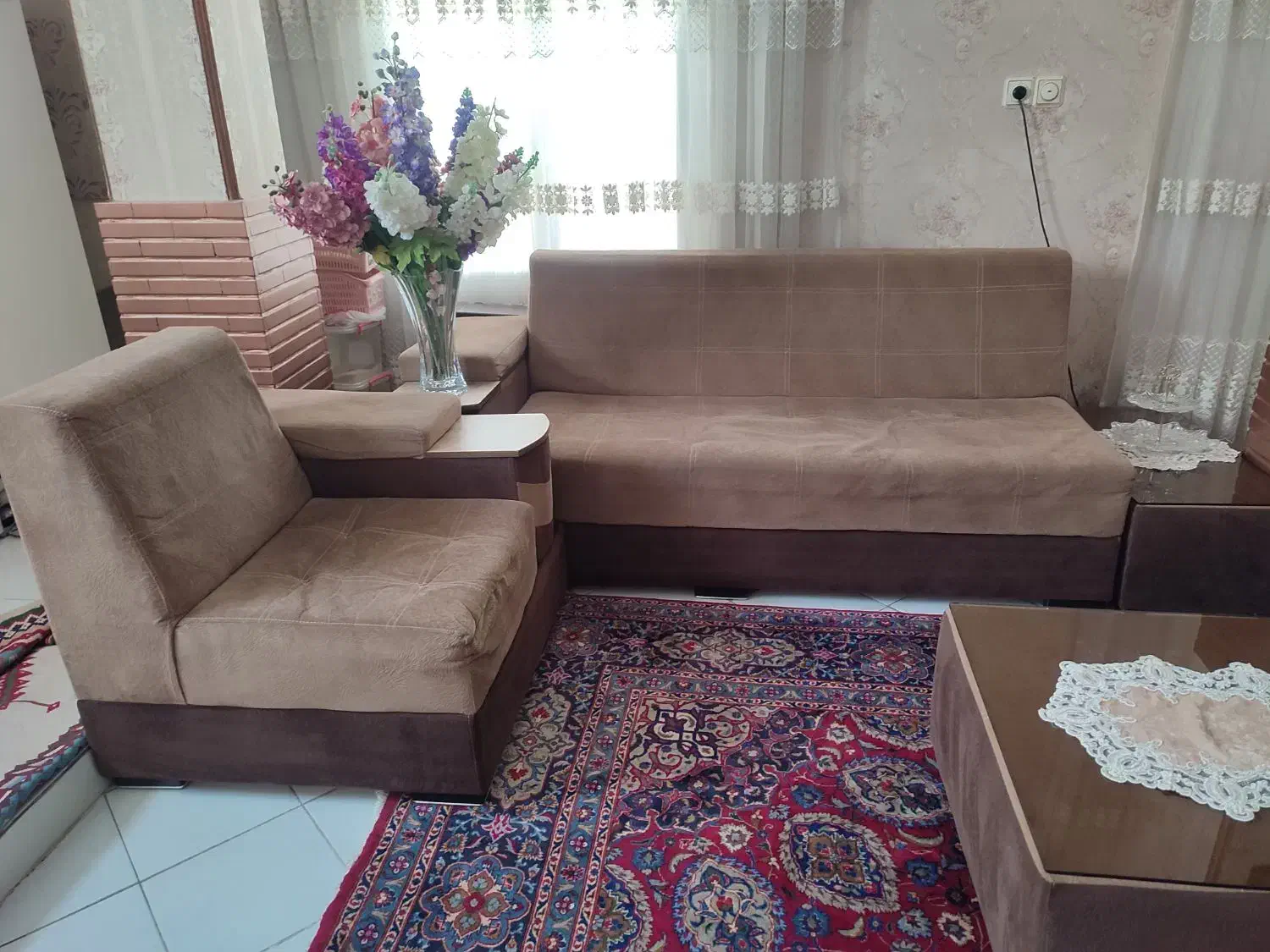 مبل راحتی ۸ نفره|مبلمان خانگی و میز عسلی|تهران, سنگلج (شاپور)|دیوار