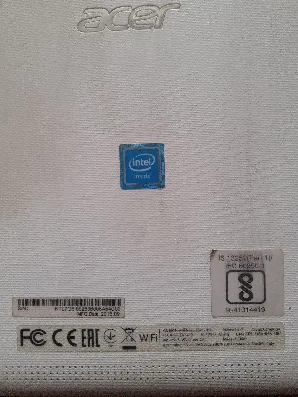 تبلت acer  ویندوز ۱۰|تبلت|قرچک, میرزائی جنوبی|دیوار