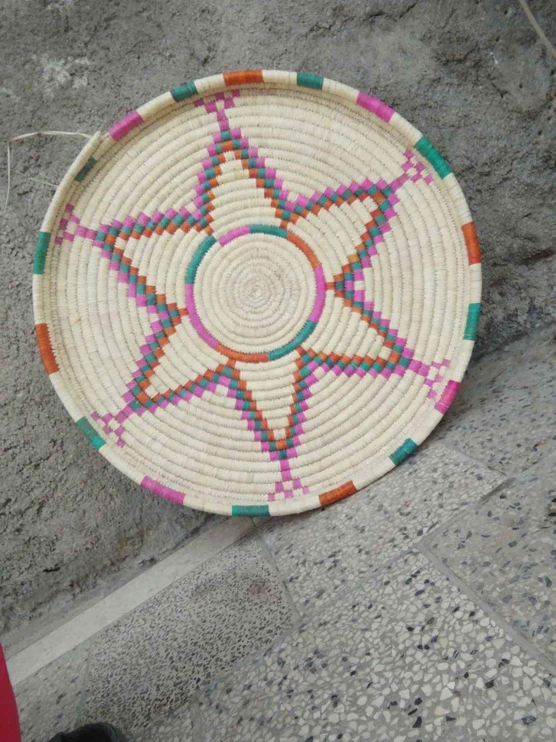 تویزه حصیری بزرگ و زیبا|صنایع دستی و سایر لوازم تزئینی|دهدشت, |دیوار