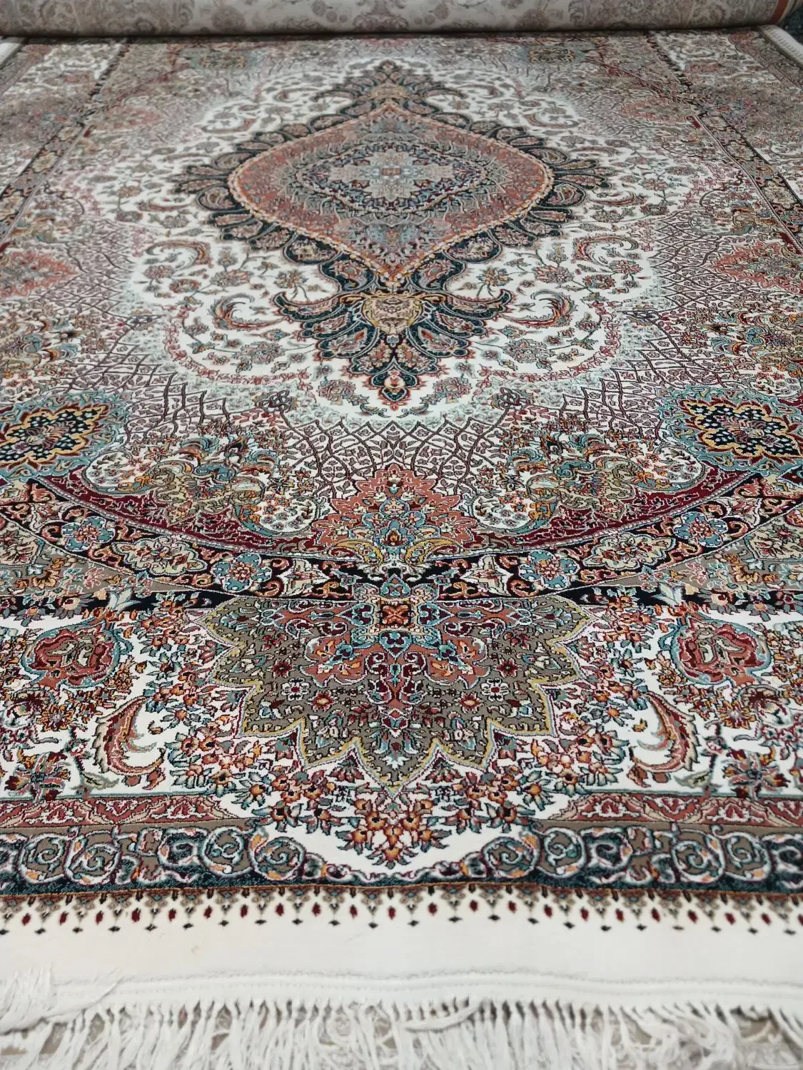 یک جفت فرش ۱۲متری ۷۰۰شانه|فرش|لنجان, |دیوار