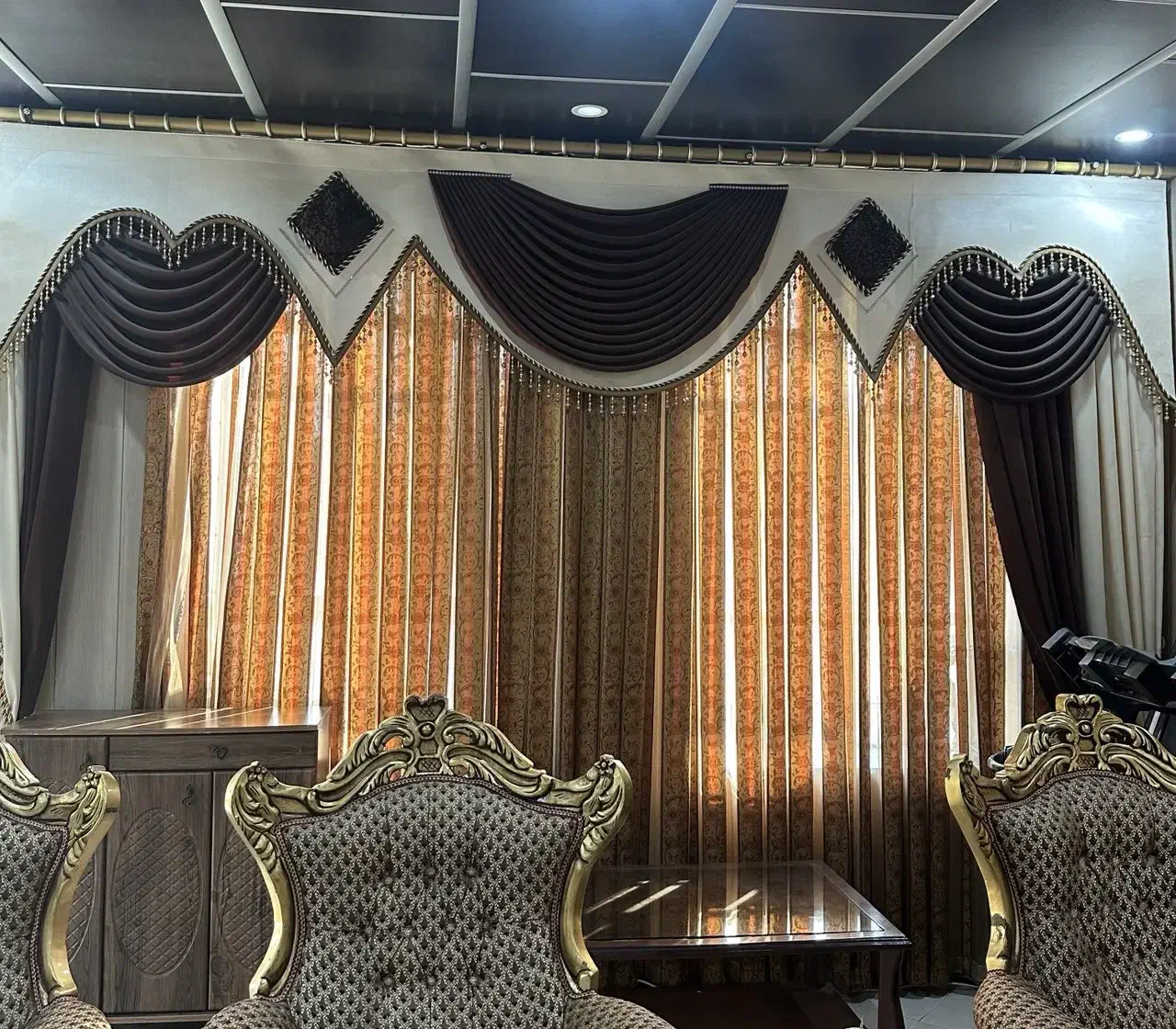 پرده|پرده، رانر، رومیزی|آبدانان, |دیوار