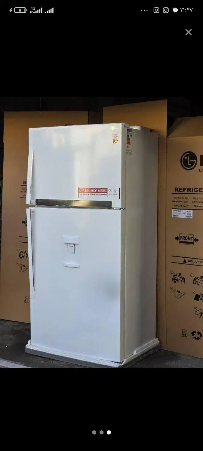 یخچال بالا و پایین الجی مدل 832از بانه|یخچال و فریزر|سمنان, |دیوار