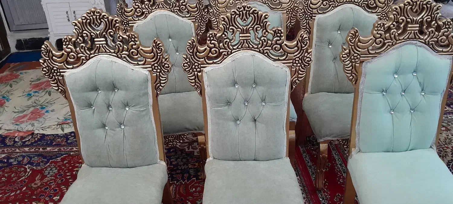 6عدد مبل میز نهارخوری|میز و صندلی غذاخوری|مرند, |دیوار