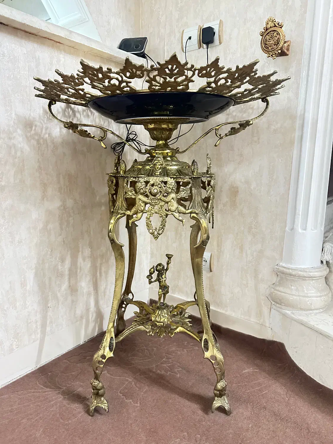 پایه میوه خوری برنز|ظروف سرو و پذیرایی|اسلامشهر, شهرک قائمیه|دیوار