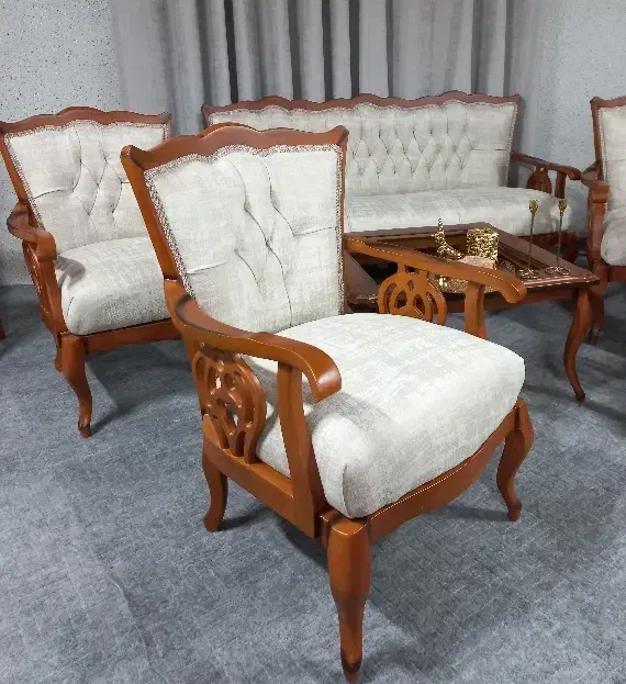 مبلو ناهارخوری طرح نیو کلاسیک دانمارکی|مبلمان خانگی و میز عسلی|تهران, نیروی هوایی (پیروزی)|دیوار