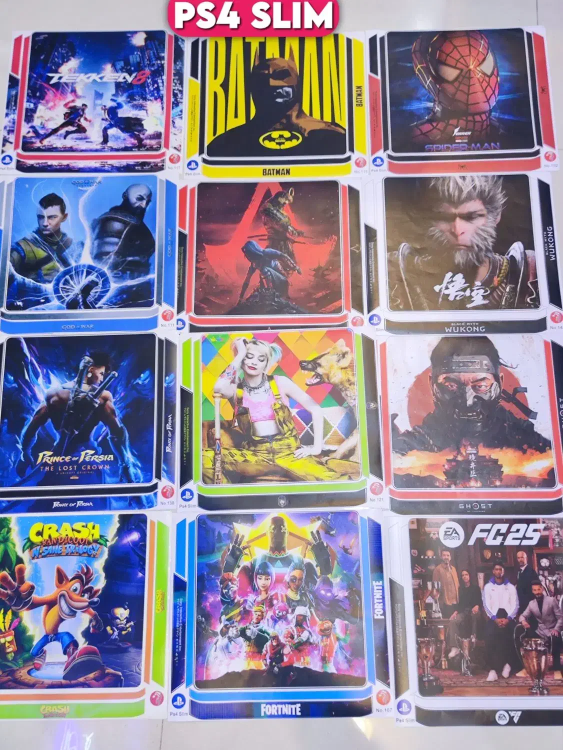 اسکین برچسب انوع کنسول های بازی ps4ps5xbox|کنسول، بازی ویدئویی و آنلاین|مشهد, کوثر|دیوار