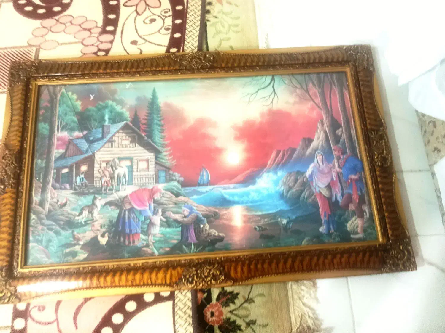 تابلو مفت و ارزان|تابلو فرش|نیشابور, خط کاشمر|دیوار