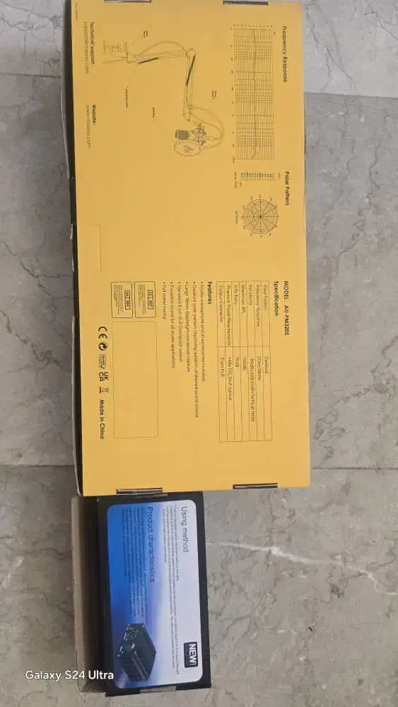 میکروفن استودیو نائونو مدل(PM320S-AU)و فنتوم پاورر|صوتی و تصویری|تهران, بنی‌هاشم|دیوار