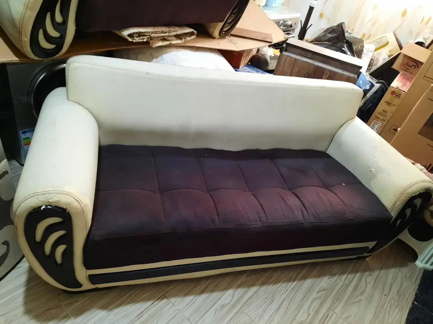 مبلِ راحتی ۷ نفره .|مبلمان خانگی و میز عسلی|نهاوند, |دیوار