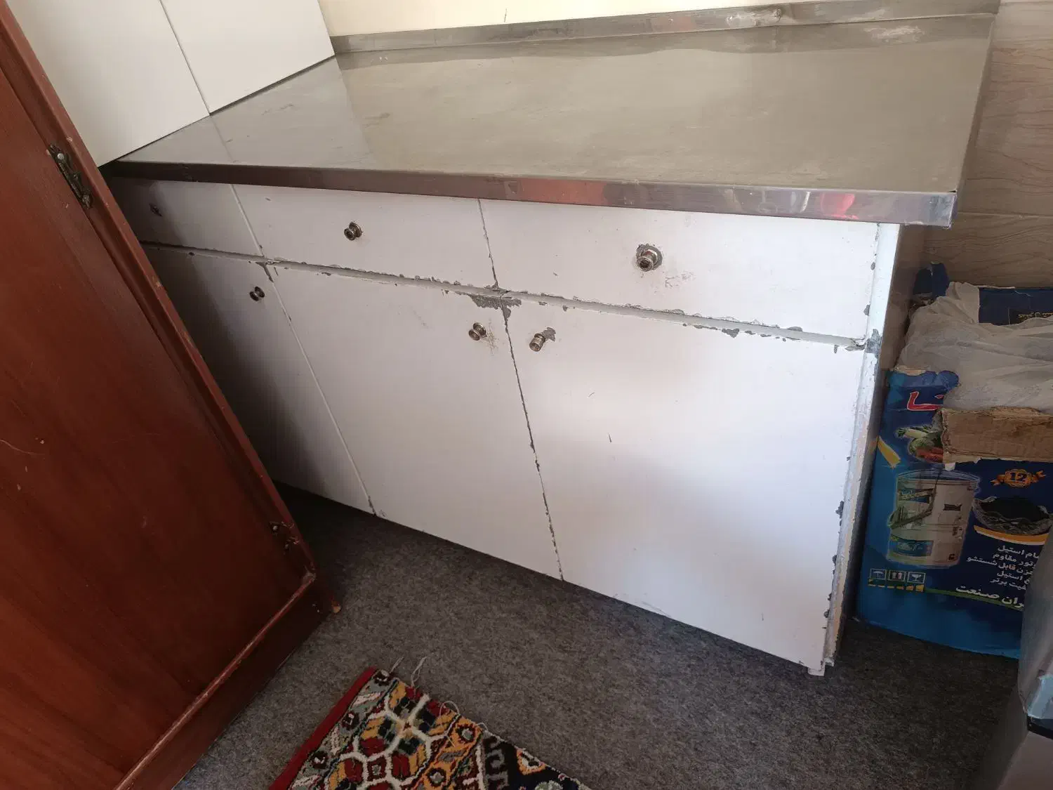 کابینت فلزی سنگین، سالم و قدیمی آماده استفاده مجدد|مصالح و تجهیزات ساختمان|شیراز, شیخ علی چوپان|دیوار