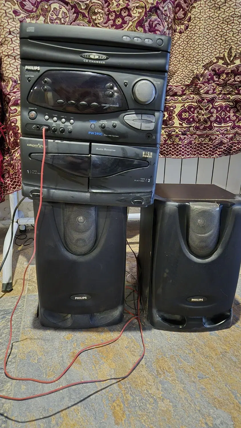 Philips FW395C Mini Hi-Fi System قدیمی|سیستم صوتی خانگی|کرج, فاز ۱ مهرشهر|دیوار