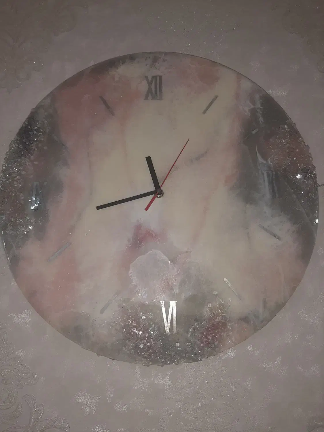 ساعت دیواری رزین|ساعت دیواری و تزئینی|آستانه اشرفیه, |دیوار