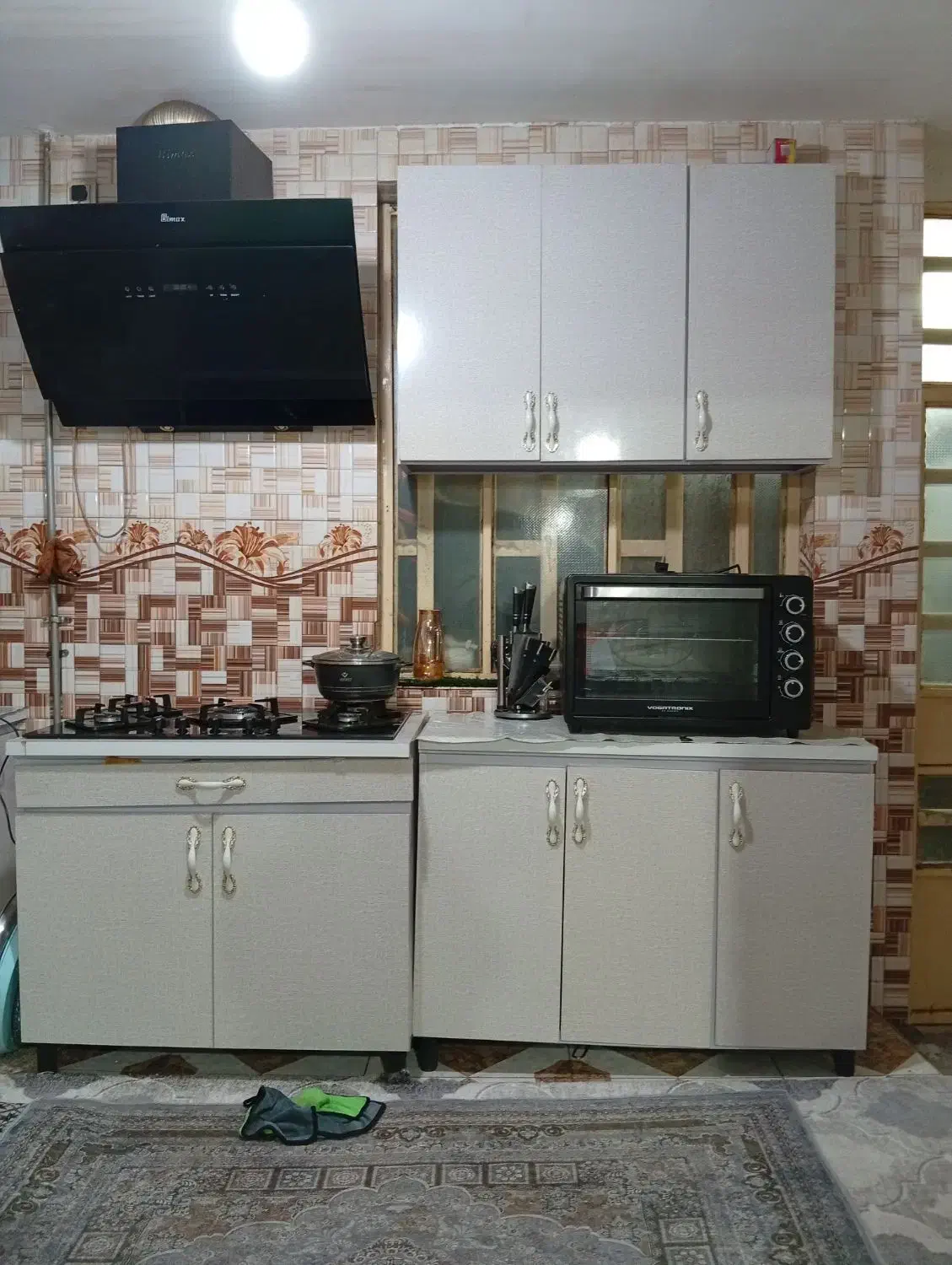 کابینت7تیکه تمیز|آب‌چکان و نظم‌دهنده ظروف|هندیجان, |دیوار