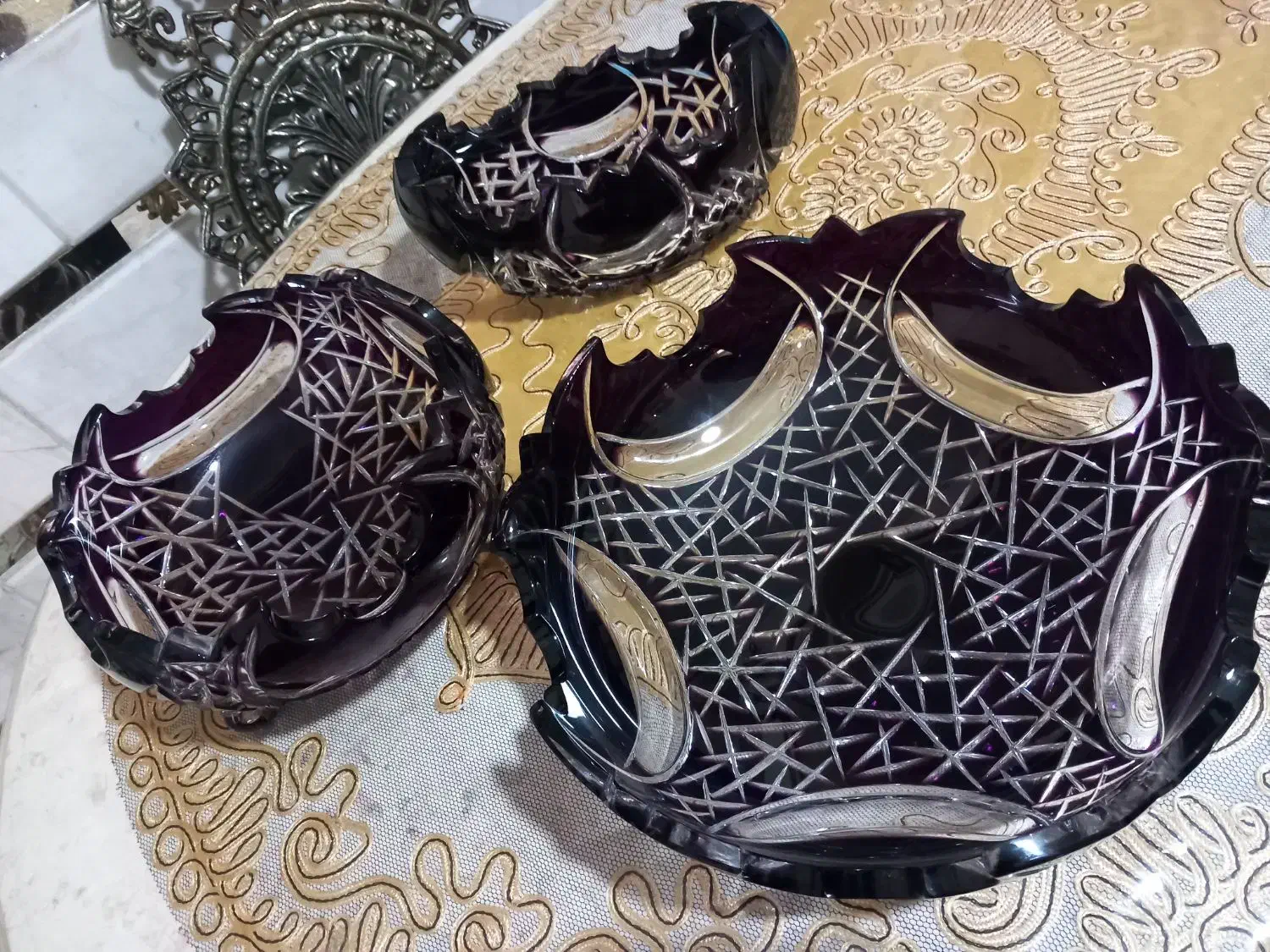 سرویس کریستال دوپوسته آلمانی|ظروف سرو و پذیرایی|همدان, |دیوار