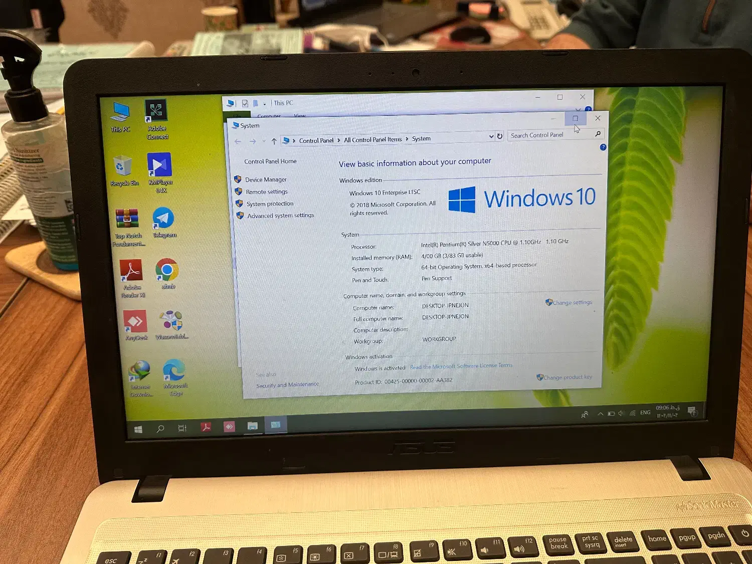 لپ تاپ ایسوس Pentium بسیار سالم|رایانه همراه|تهران, میرداماد|دیوار