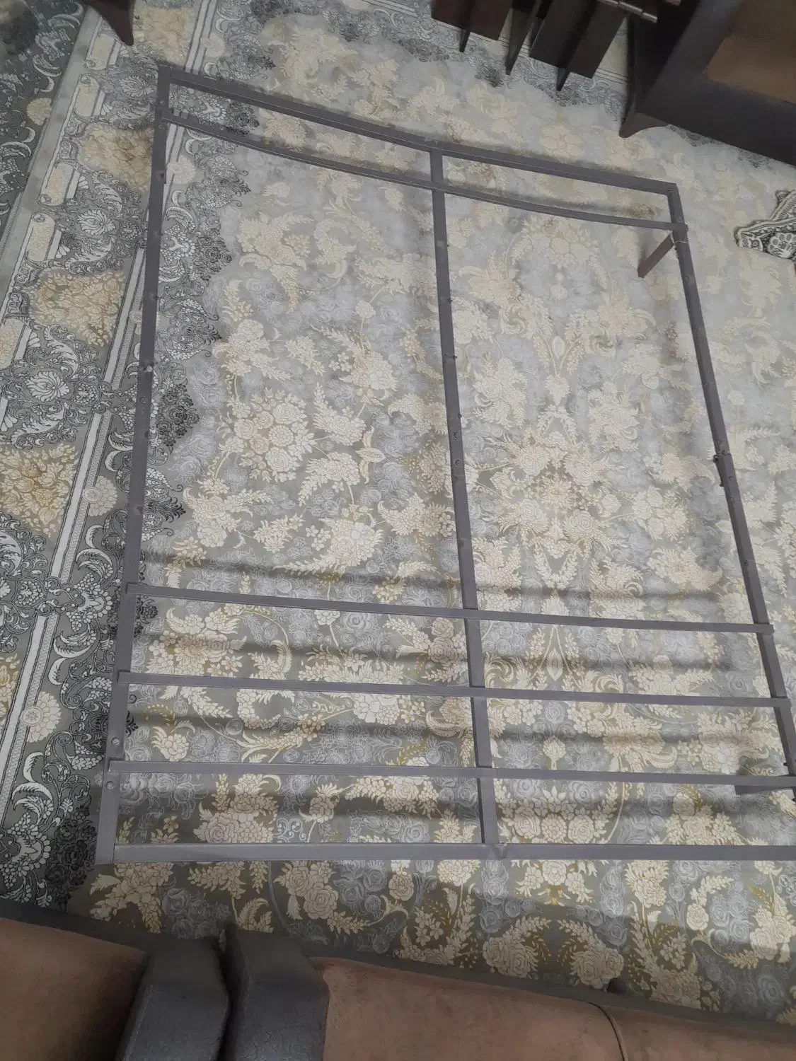 کفی تخت دو نفره فلزی|تخت و سرویس خواب|جهرم, |دیوار